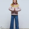 scalperscompany Jeans Culotte Bicolor-Niños Pantalones Y Petos