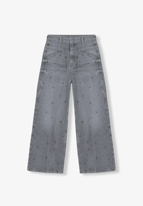scalperscompany Jeans Culotte Tachuelas-Mujer Jeans