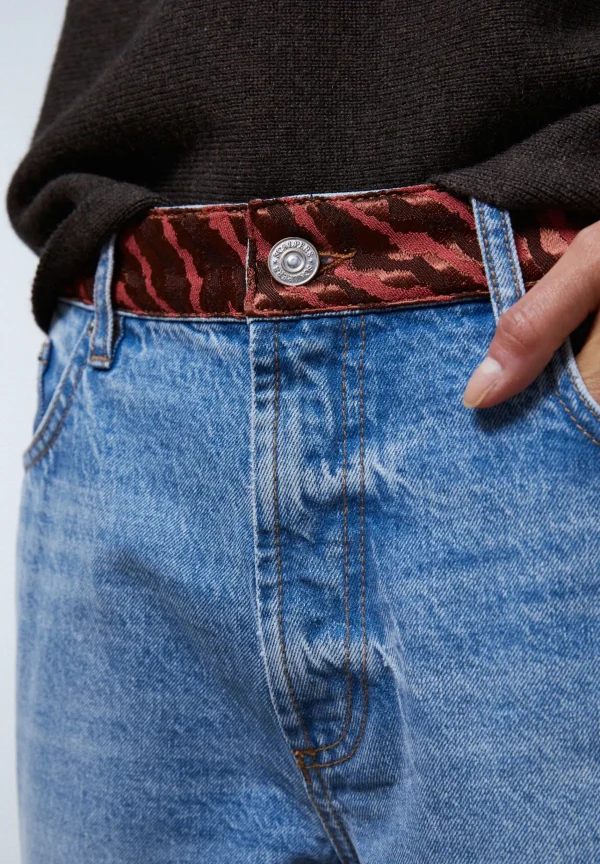 scalperscompany Jeans Detalles Cebra-Mujer Total Look
