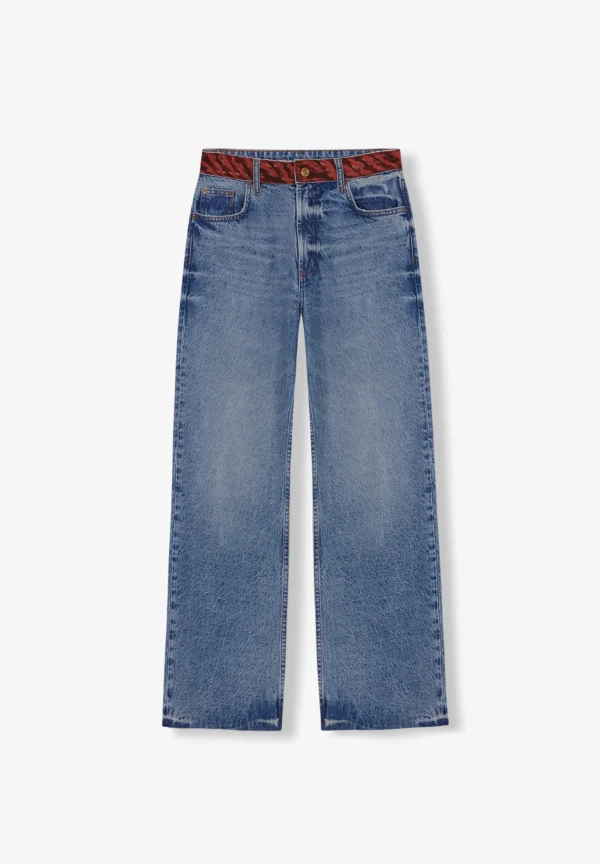 scalperscompany Jeans Detalles Cebra-Mujer Total Look