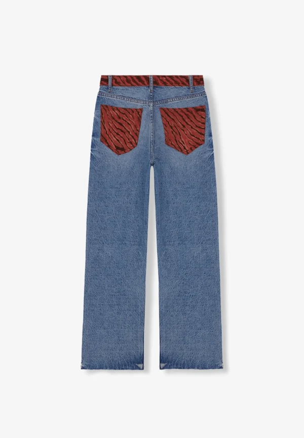 scalperscompany Jeans Detalles Cebra-Mujer Total Look