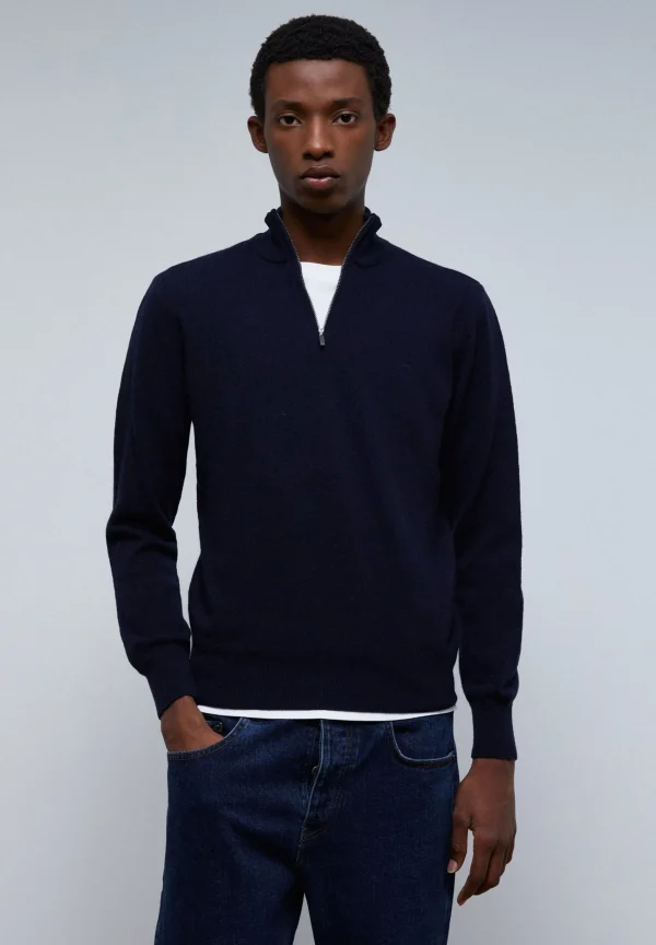 scalperscompany Jersey Cremallera Calavera Tono-Hombre Jerséis Y Cárdigans