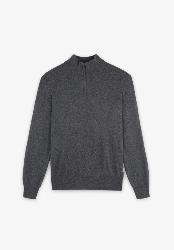 scalperscompany Jersey Cremallera Calavera Tono-Hombre Big And Tall