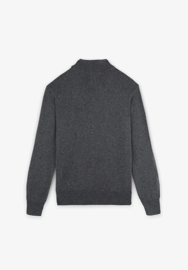 scalperscompany Jersey Cremallera Calavera Tono-Hombre Big And Tall