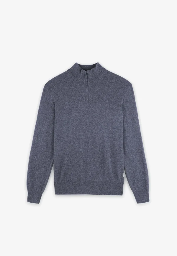 scalperscompany Jersey Cremallera Calavera Tono-Hombre Jerséis Y Cárdigans