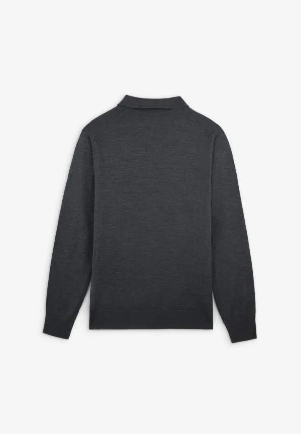 scalperscompany Jersey Cuello Botones-Hombre Jerséis Y Cárdigans