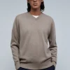 scalperscompany Jersey Cuello Pico Calavera-Hombre Jerséis Y Cárdigans