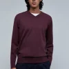 scalperscompany Jersey Cuello Pico Calavera-Hombre Jerséis Y Cárdigans