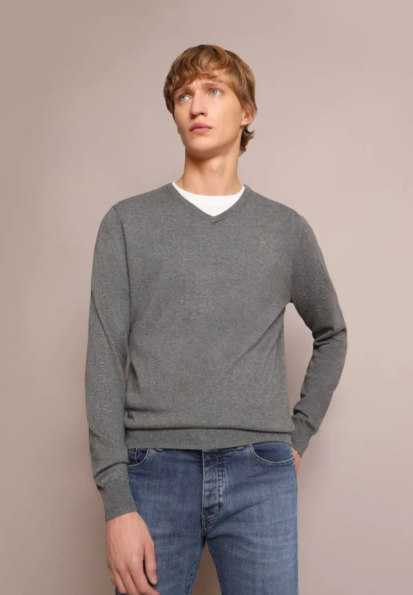 scalperscompany Jersey Cuello Pico Calavera-Hombre Jerséis Y Cárdigans