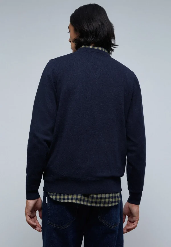 scalperscompany Jersey Cuello Pico Calavera-Hombre Jerséis Y Cárdigans