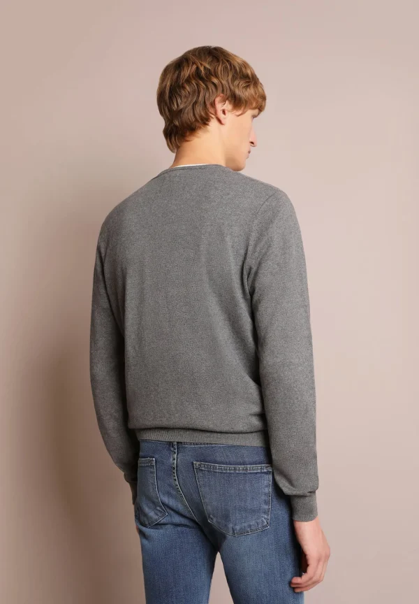 scalperscompany Jersey Cuello Pico Calavera-Hombre Jerséis Y Cárdigans