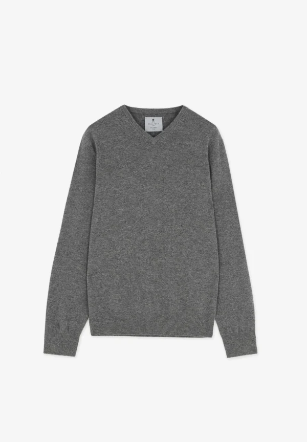 scalperscompany Jersey Cuello Pico Cashmere-Hombre Jerséis Y Cárdigans