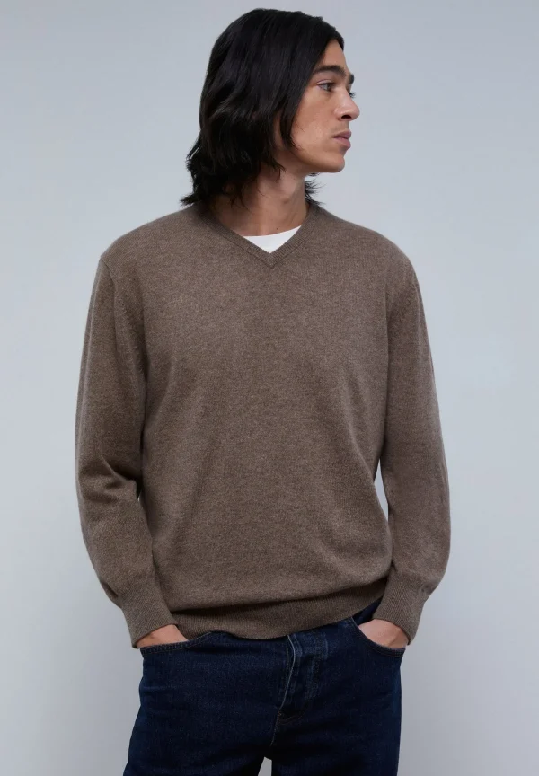 scalperscompany Jersey Cuello Pico Cashmere-Hombre Jerséis Y Cárdigans