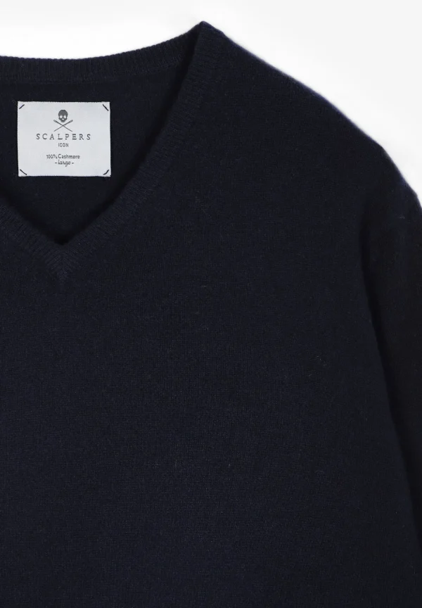 scalperscompany Jersey Cuello Pico Cashmere-Hombre Jerséis Y Cárdigans
