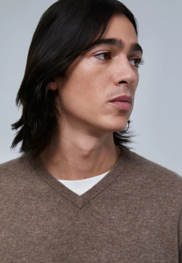 scalperscompany Jersey Cuello Pico Cashmere-Hombre Jerséis Y Cárdigans