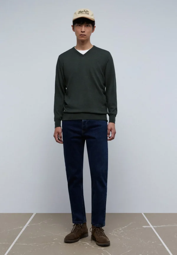 scalperscompany Jersey Cuello Pico Lana-Hombre Jerséis Y Cárdigans