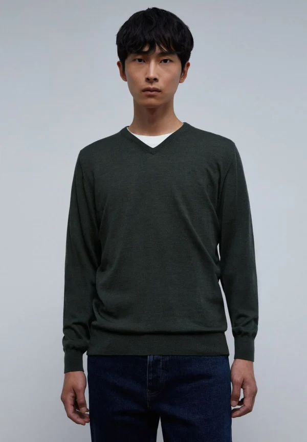 scalperscompany Jersey Cuello Pico Lana-Hombre Jerséis Y Cárdigans
