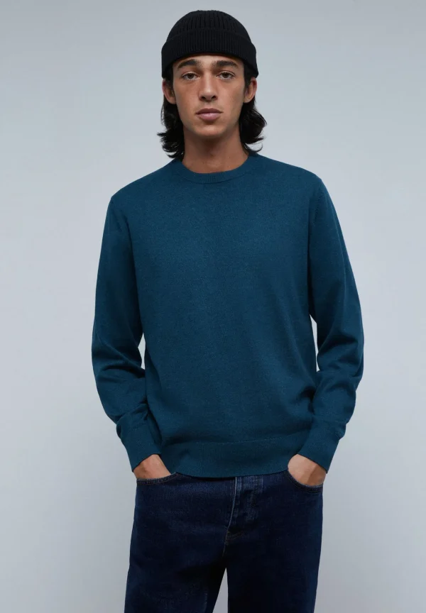 scalperscompany Jersey Cuello Redondo Calavera-Hombre Jerséis Y Cárdigans