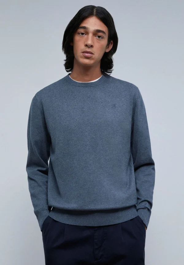 scalperscompany Jersey Cuello Redondo Calavera-Hombre Jerséis Y Cárdigans