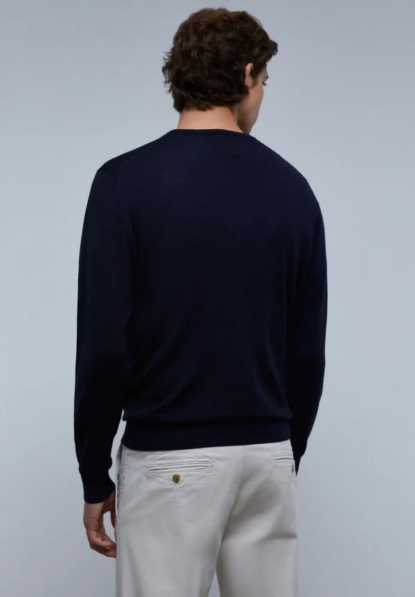 scalperscompany Jersey Cuello Redondo Calavera-Hombre Jerséis Y Cárdigans