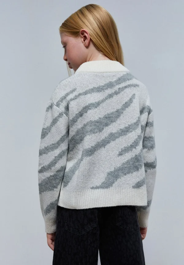 scalperscompany Jersey De Punto Animal-Niños Jerséis Y Cárdigans