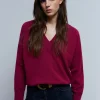 scalperscompany Jersey Detalle Escote-Mujer Punto