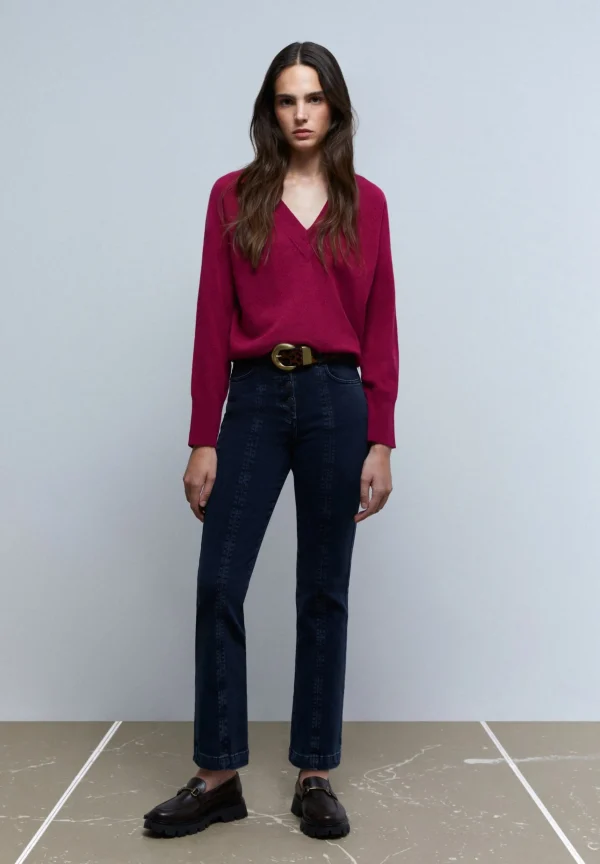 scalperscompany Jersey Detalle Escote-Mujer Punto
