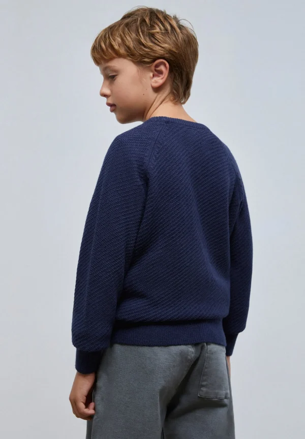 scalperscompany Jersey Estructura Manga Ranglan-Niños Jerséis Y Cárdigans