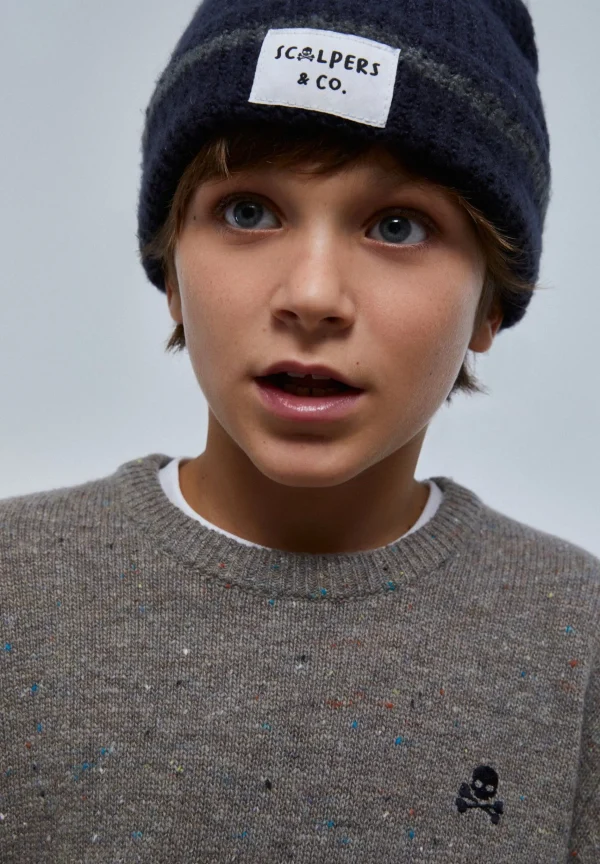scalperscompany Jersey Jaspeado-Niños Jerséis Y Cárdigans