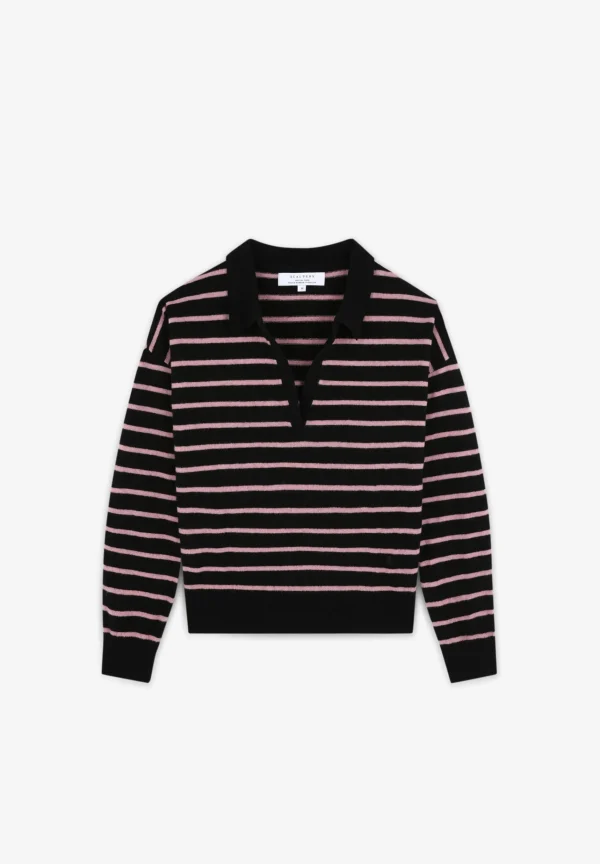 scalperscompany Jersey Polo Rayas Bicolor-Mujer Punto