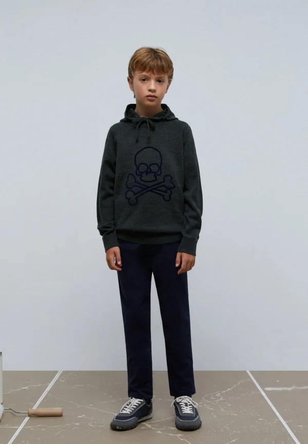 scalperscompany Jersey Punto Calavera-Niños Jerséis Y Cárdigans