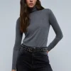 scalperscompany Jersey Punto Cuello Alto-Mujer Punto