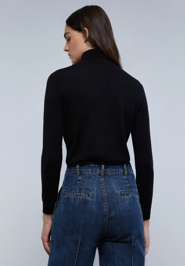 scalperscompany Jersey Punto Cuello Alto-Mujer Punto