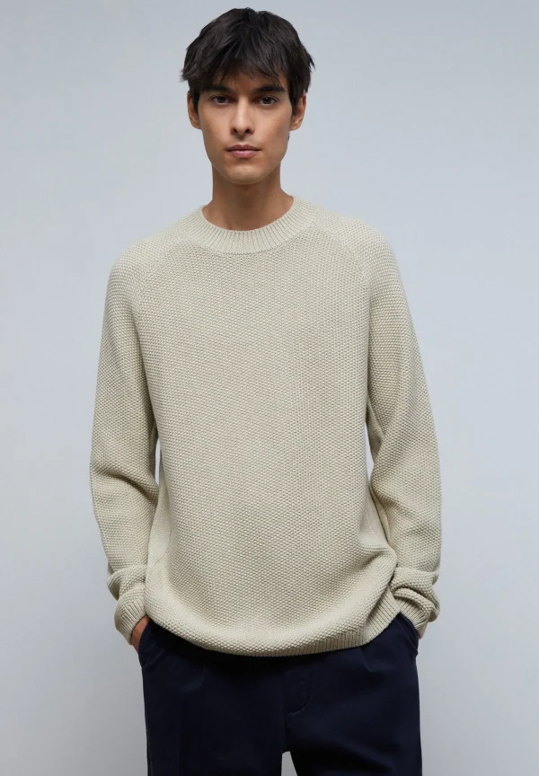 scalperscompany Jersey Punto Estructura-Hombre Jerséis Y Cárdigans