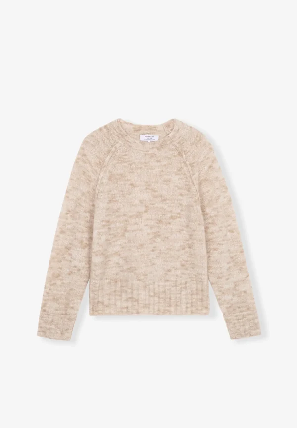 scalperscompany Jersey Punto Manga Ranglan-Mujer Punto