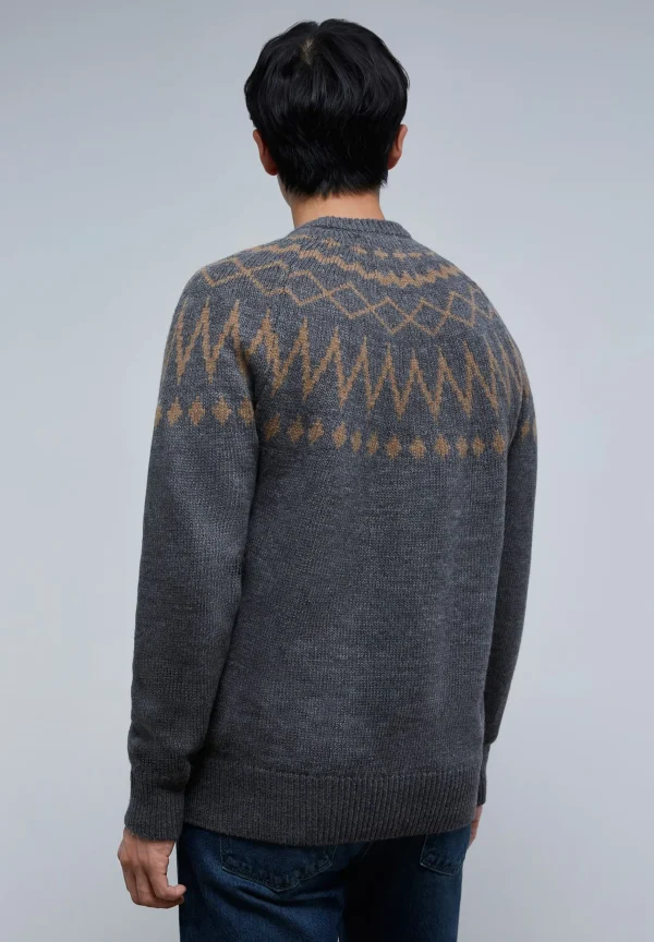 scalperscompany Jersey Punto Motivos-Hombre Jerséis Y Cárdigans