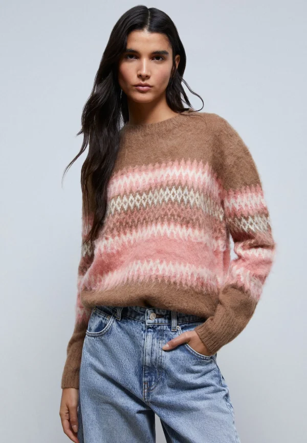 scalperscompany Jersey Punto Motivos Invernales-Mujer Punto