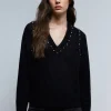 scalperscompany Jersey Punto Tachuelas-Mujer Punto