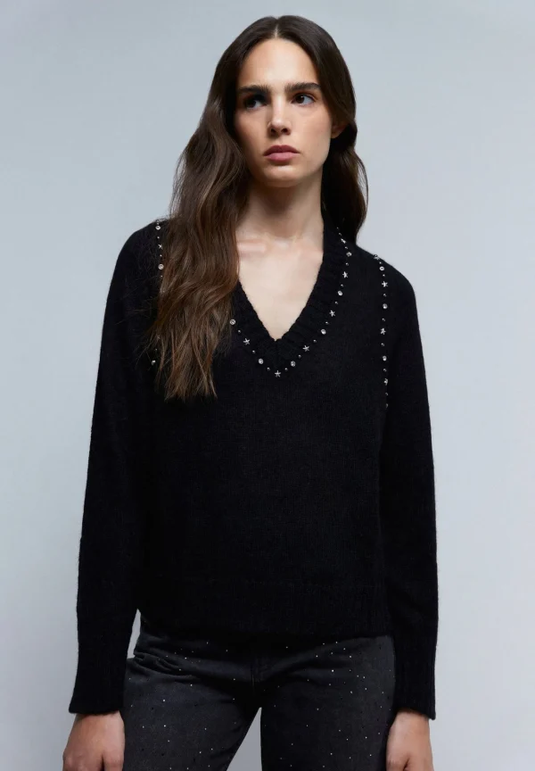 scalperscompany Jersey Punto Tachuelas-Mujer Punto