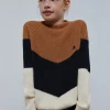 scalperscompany Jersey Punto Tricolor-Niños Jerséis Y Cárdigans