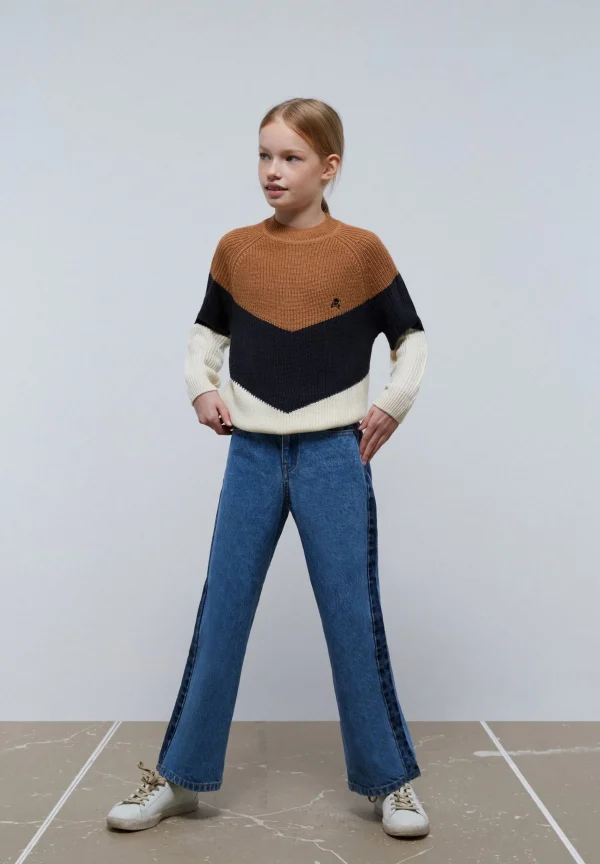 scalperscompany Jersey Punto Tricolor-Niños Jerséis Y Cárdigans