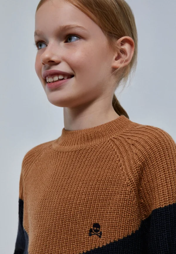 scalperscompany Jersey Punto Tricolor-Niños Jerséis Y Cárdigans