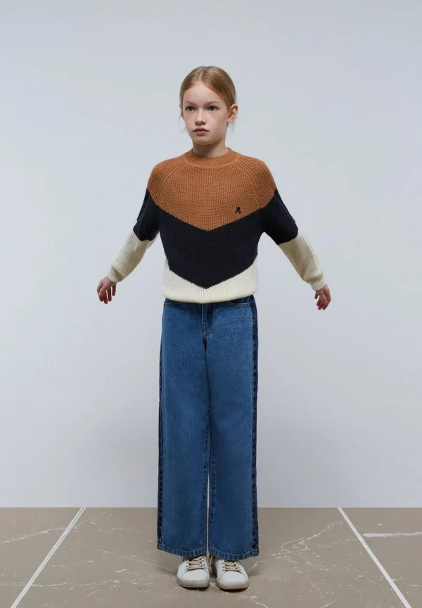 scalperscompany Jersey Punto Tricolor-Niños Jerséis Y Cárdigans