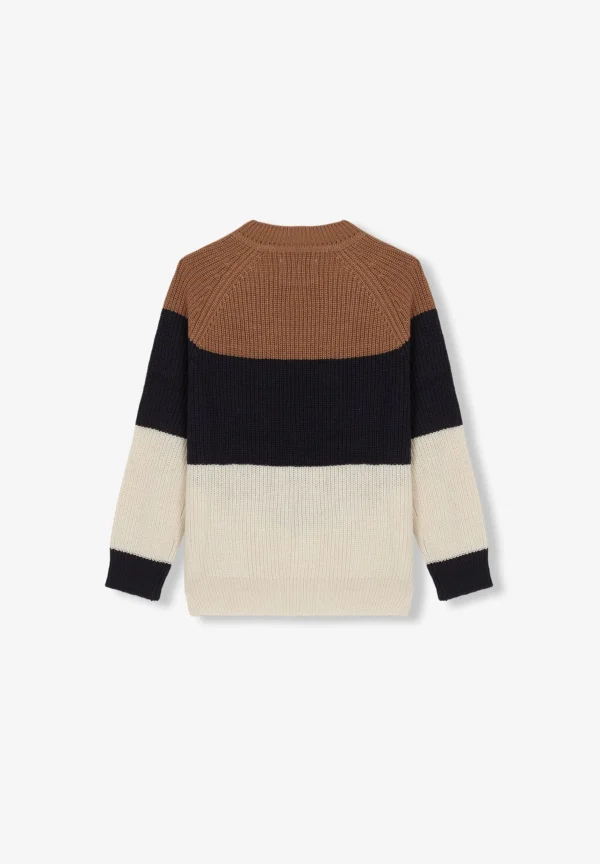 scalperscompany Jersey Punto Tricolor-Niños Jerséis Y Cárdigans