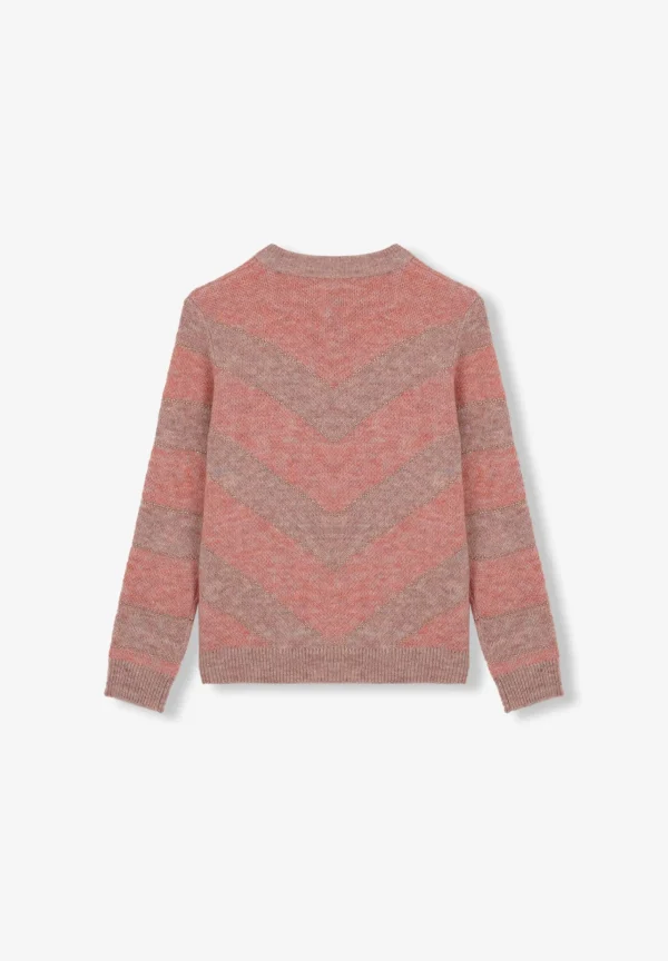 scalperscompany Jersey Punto Zig Zag Lurex-Niños Jerséis Y Cárdigans