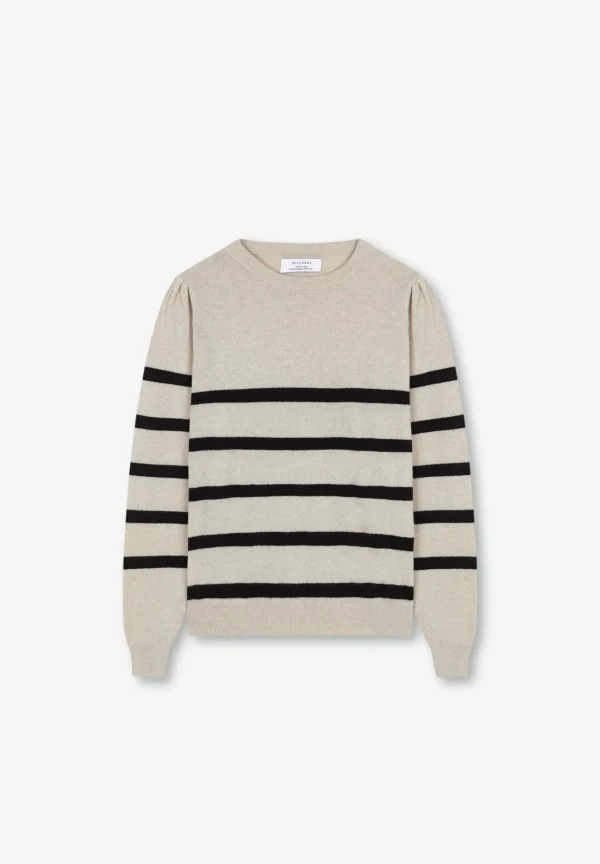 scalperscompany Jersey Rayas Frunce Hombro-Mujer Punto