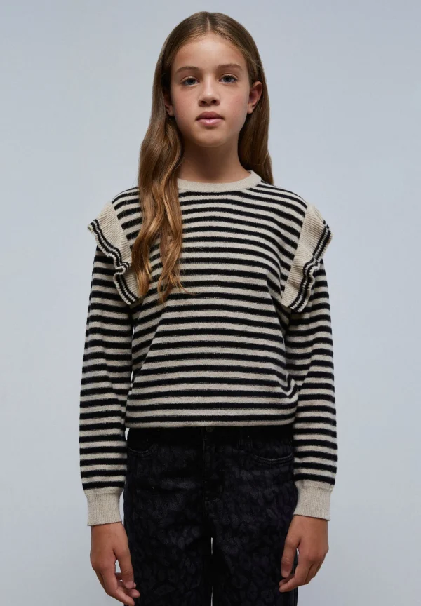 scalperscompany Jersey Rayas Volantes-Niños Jerséis Y Cárdigans