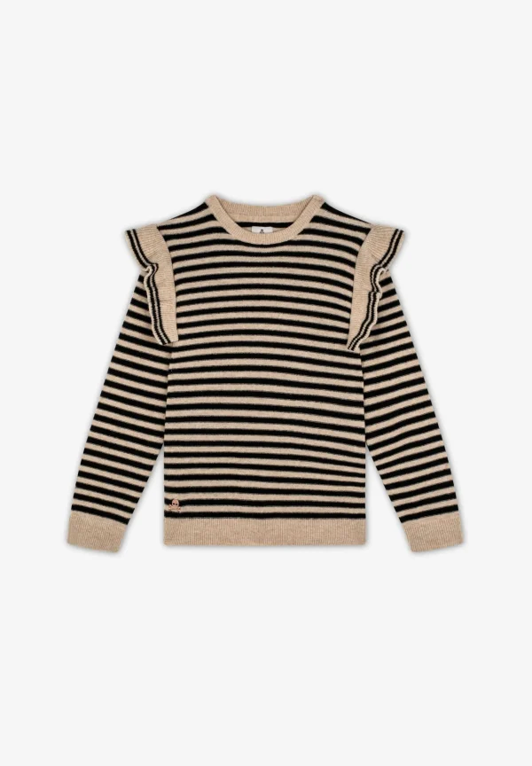 scalperscompany Jersey Rayas Volantes-Niños Jerséis Y Cárdigans