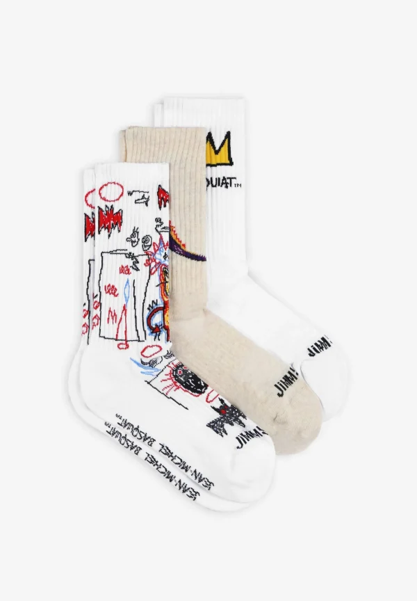 JIMMY LION | Calcetines Athletic Basquiat Pack-Hombre Calcetines