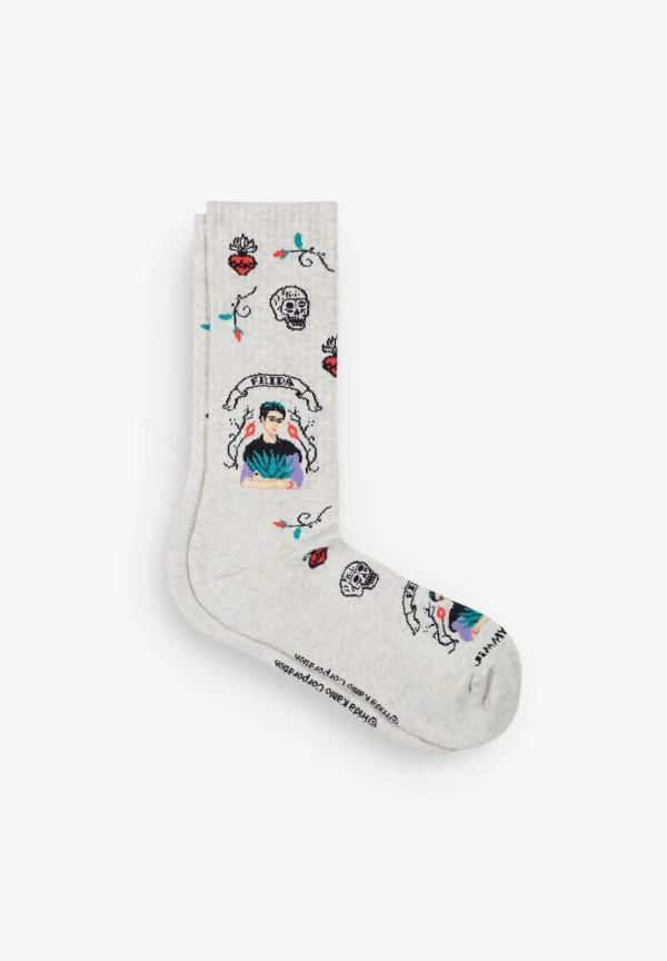 JIMMY LION | Calcetines Athletic Frida Viva Mexico-Hombre Calcetines